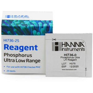 Hanna Checker PHOSPHORUS ultra Low range HI-736 Reagent - 25 Tests